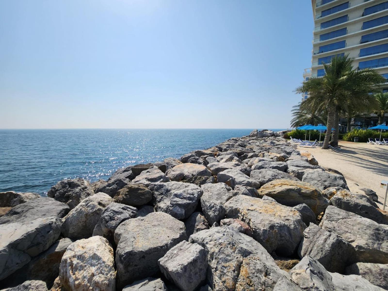 Marjan Island Beautiful Apartment Sea Side View Beach Luxury Rooms Ras Al Khaimah Uae المظهر الخارجي الصورة